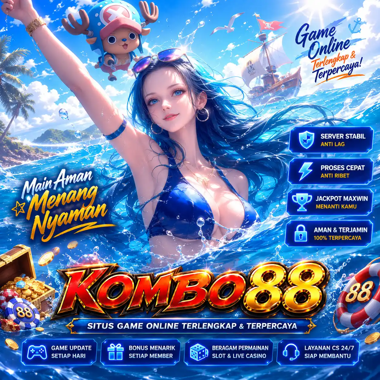 KOMBO88 🪐 Official Situs Pusat Game Online Terintegrasi Cloud Stream V.9